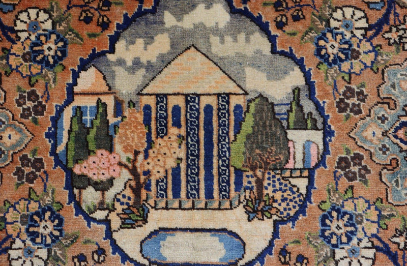 Perzisch tapijt - Tabriz - 186 x 133 cm - blauw