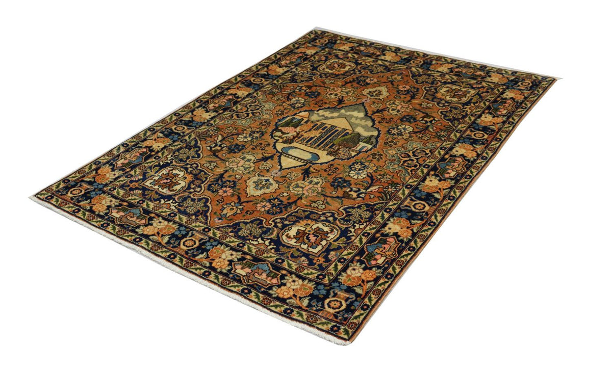 Perzisch tapijt - Tabriz - 186 x 133 cm - blauw