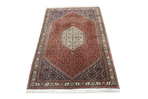Perzisch tapijt - Bijar - 173 x 114 cm - bruin