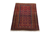Afghaans tapijt - 152 x 95 cm - rood
