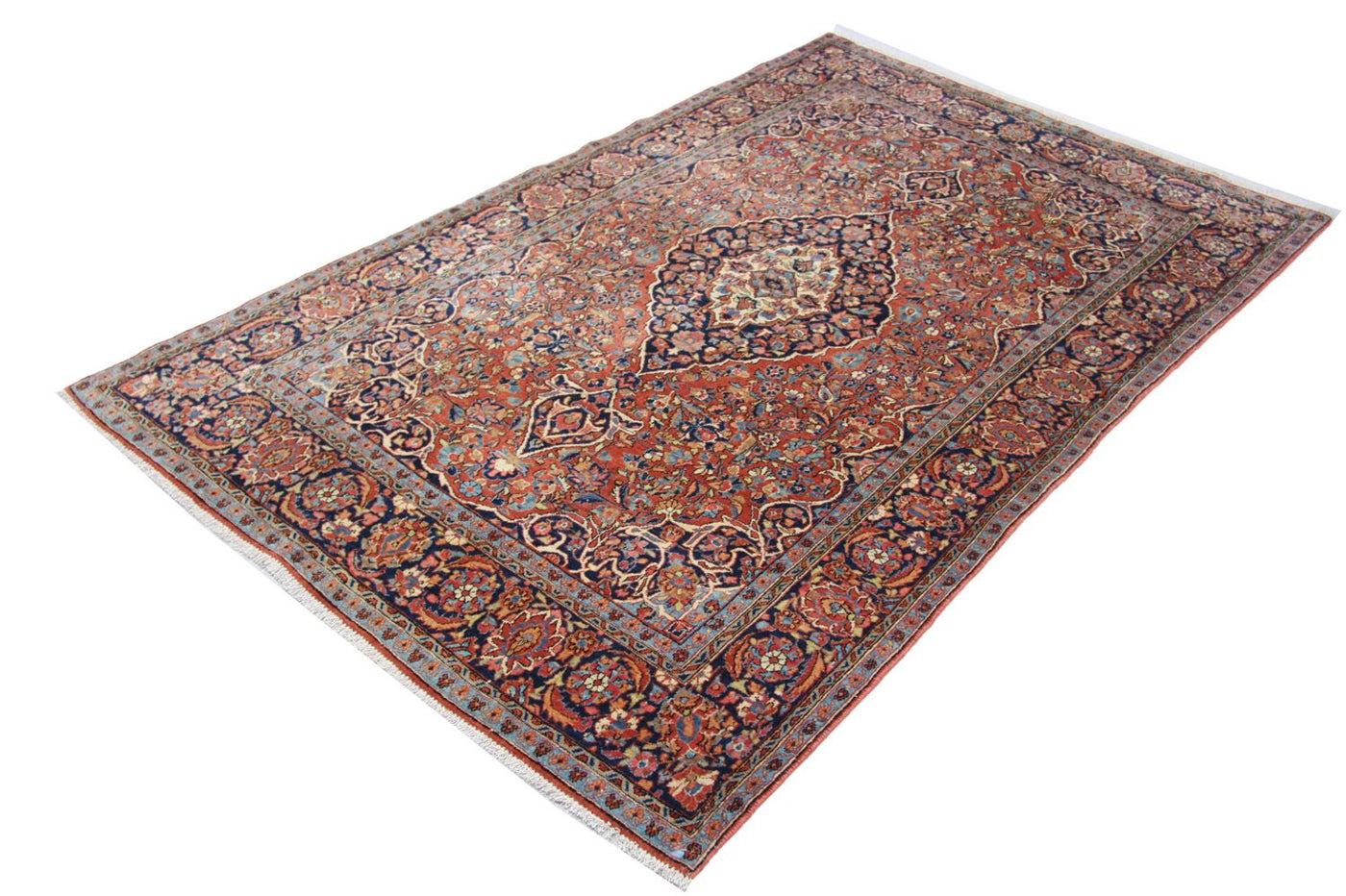 Kashan Tapijt 212x130cm - Perzisch tapijt