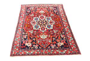 Perzisch tapijt - Bijar - 160 x 110 cm - rood