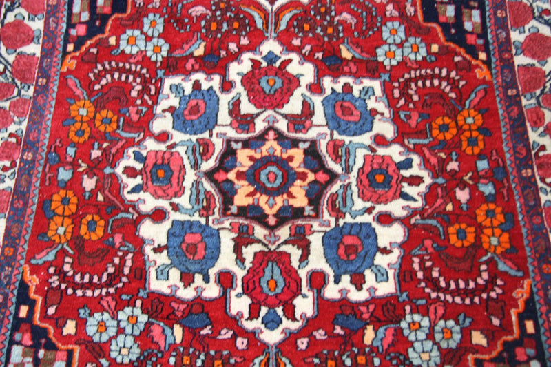 Perzisch tapijt - Bijar - 160 x 110 cm - rood