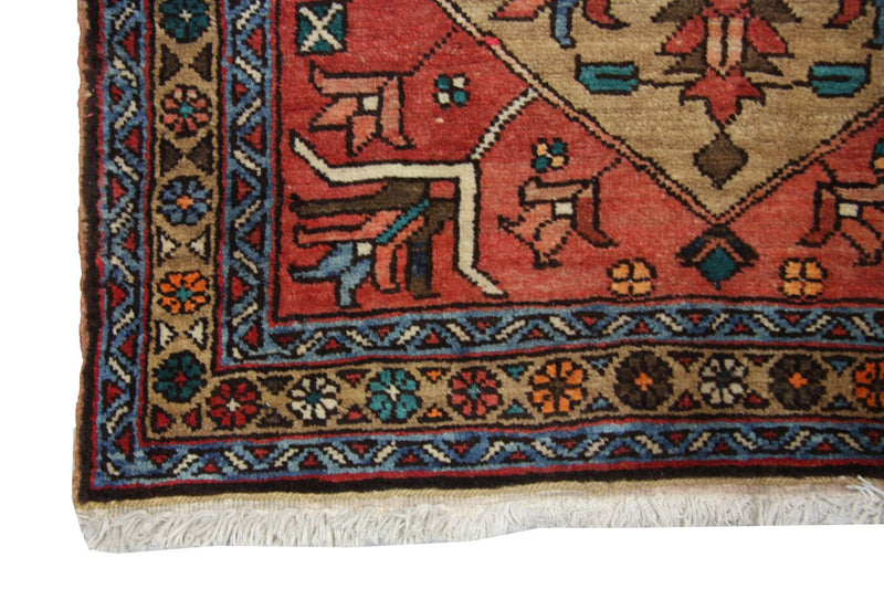 Loper Perzisch Tapijt - Nomadisch - 340 x 102 cm - rood