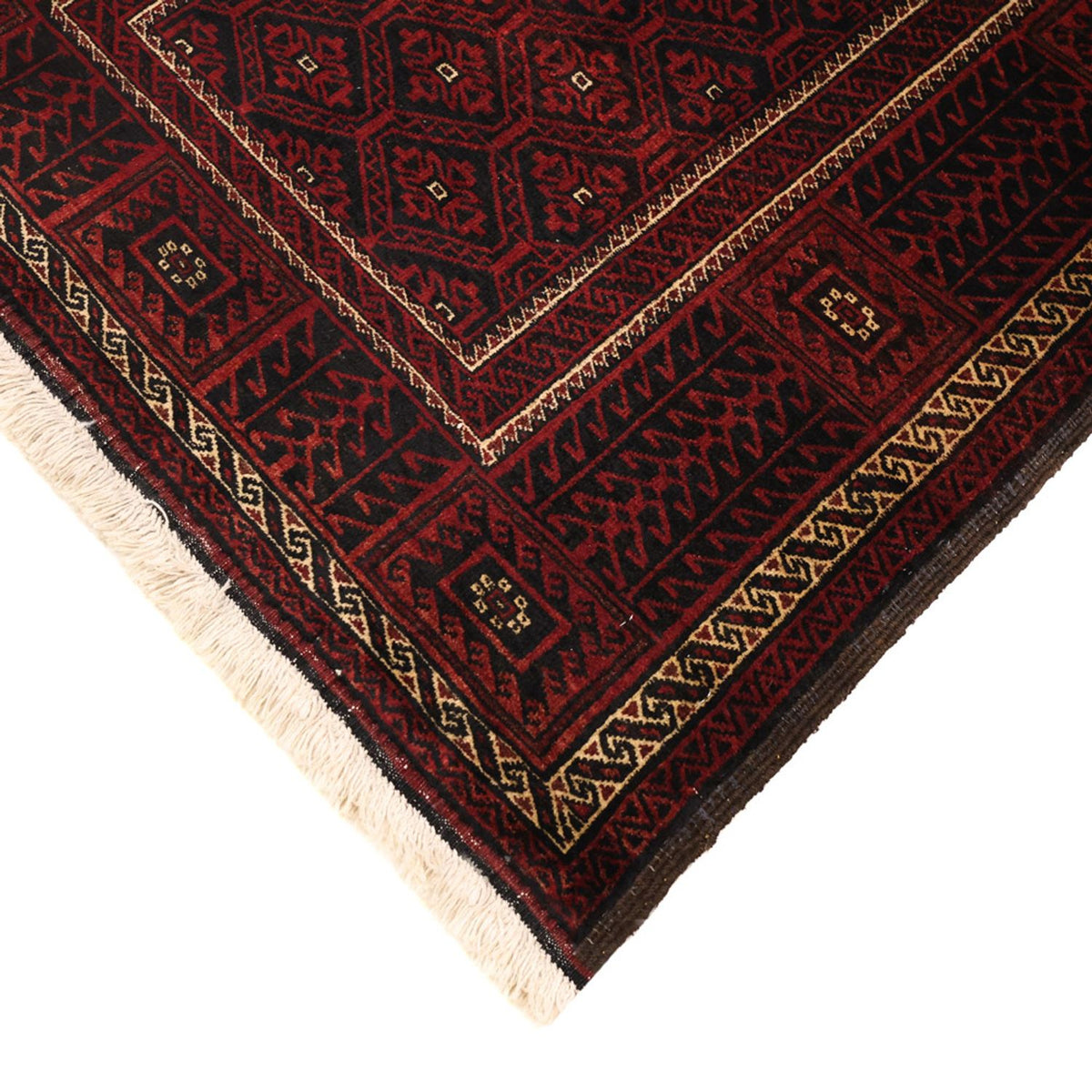 Loper Baluch tapijt - 203 x 101 cm - donkerrood