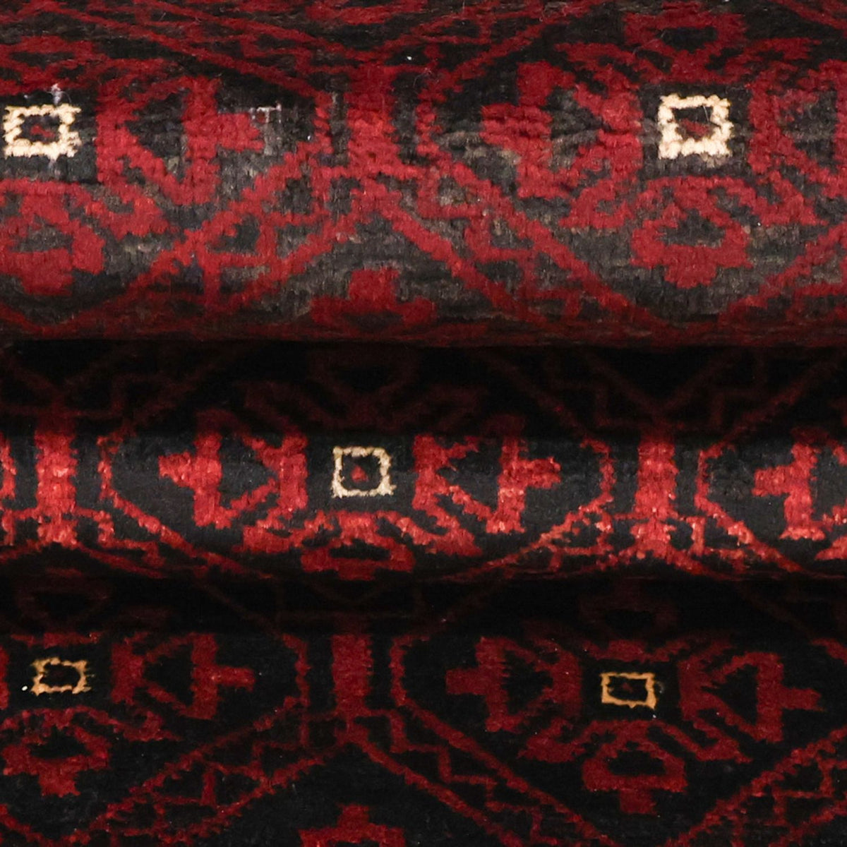 Loper Baluch tapijt - 203 x 101 cm - donkerrood