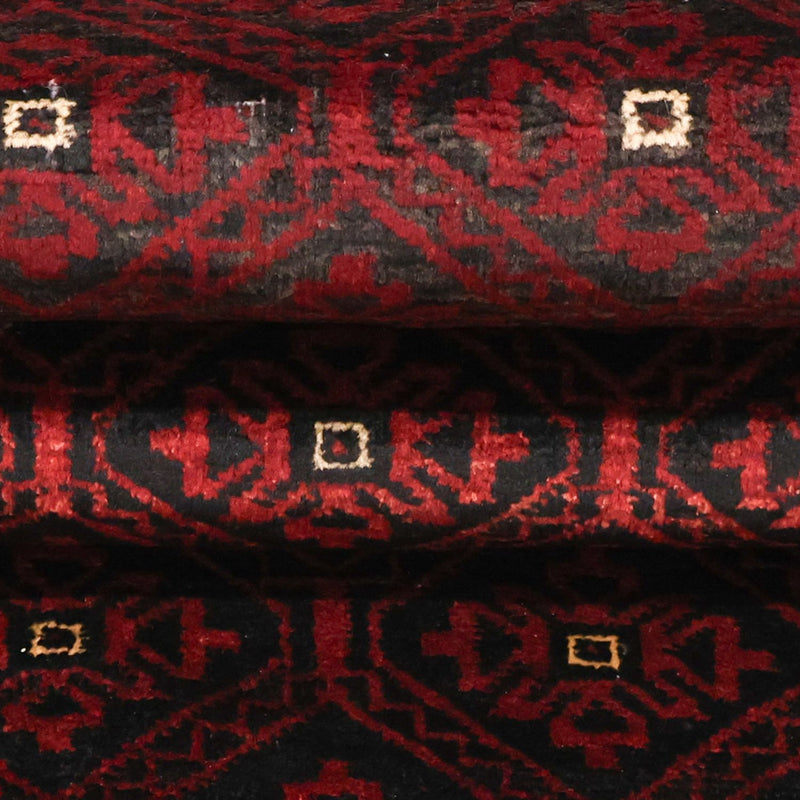 Loper Baluch tapijt - 203 x 101 cm - donkerrood