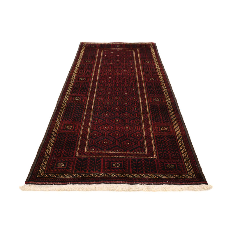 Loper Baluch tapijt - 203 x 101 cm - donkerrood