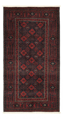 Loper Baluch tapijt - 193 x 104 cm - donkerrood