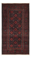 Baluch tapijt 104x193cm - Oosters Tapijt - Loper / Donkerrood / 104 x 193 cm Loper