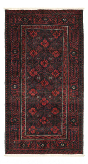 Loper Baluch tapijt - 193 x 104 cm - donkerrood