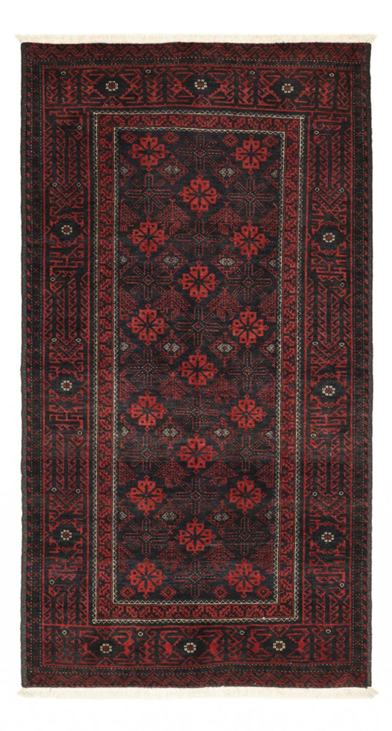 Loper Baluch tapijt - 193 x 104 cm - donkerrood