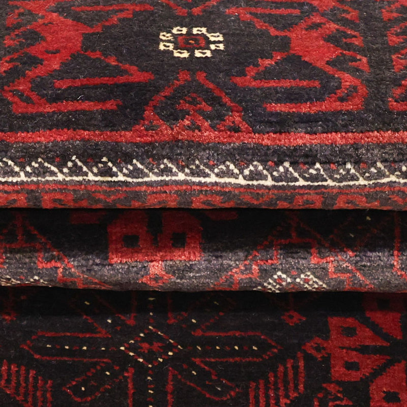 Loper Baluch tapijt - 193 x 104 cm - donkerrood