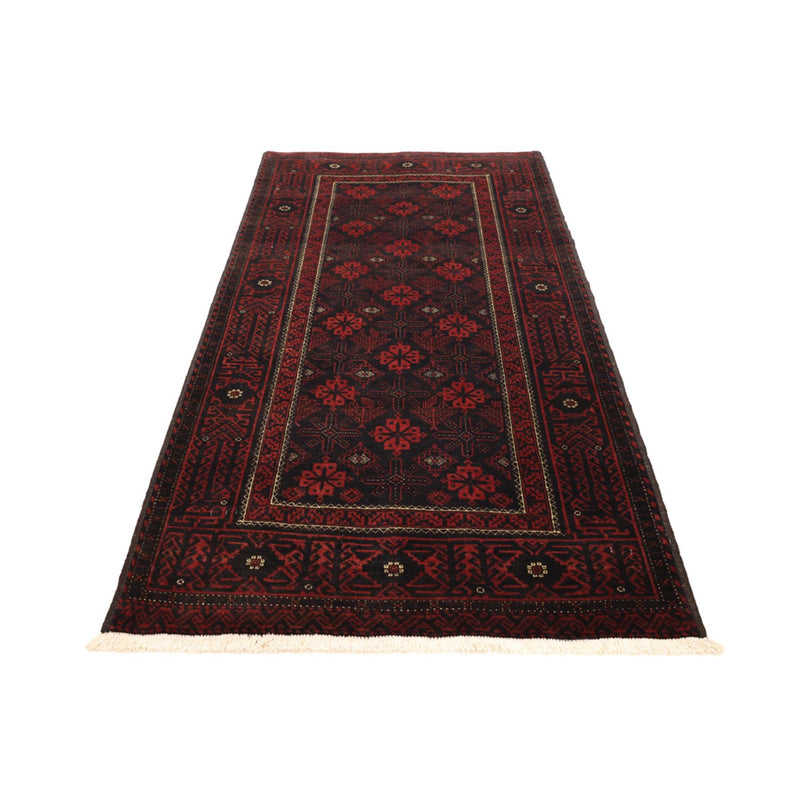 Loper Baluch tapijt - 193 x 104 cm - donkerrood