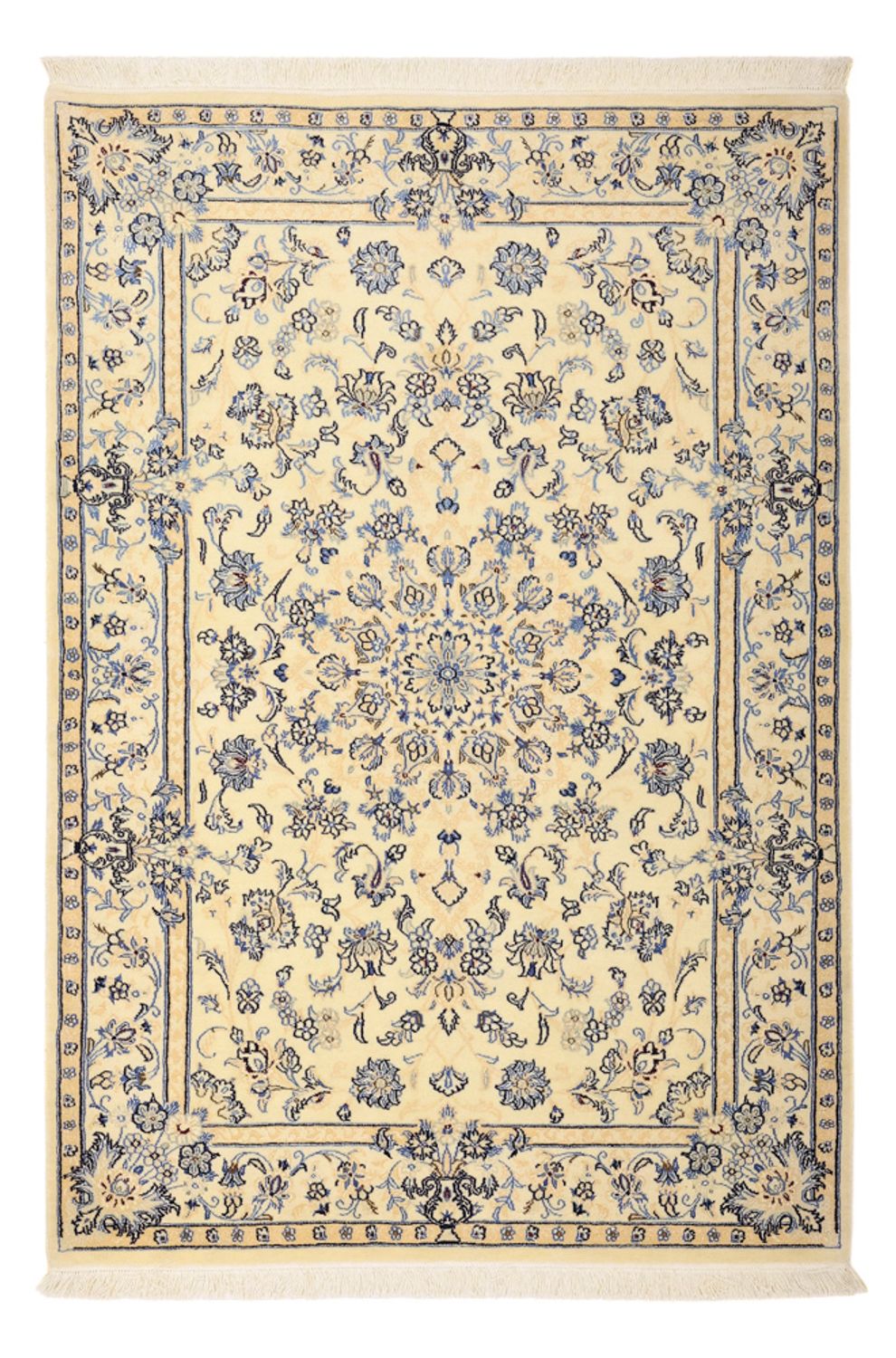 Perzisch tapijt - Nain - Koninklijk - Koninklijke - 156 x 105 cm - beige