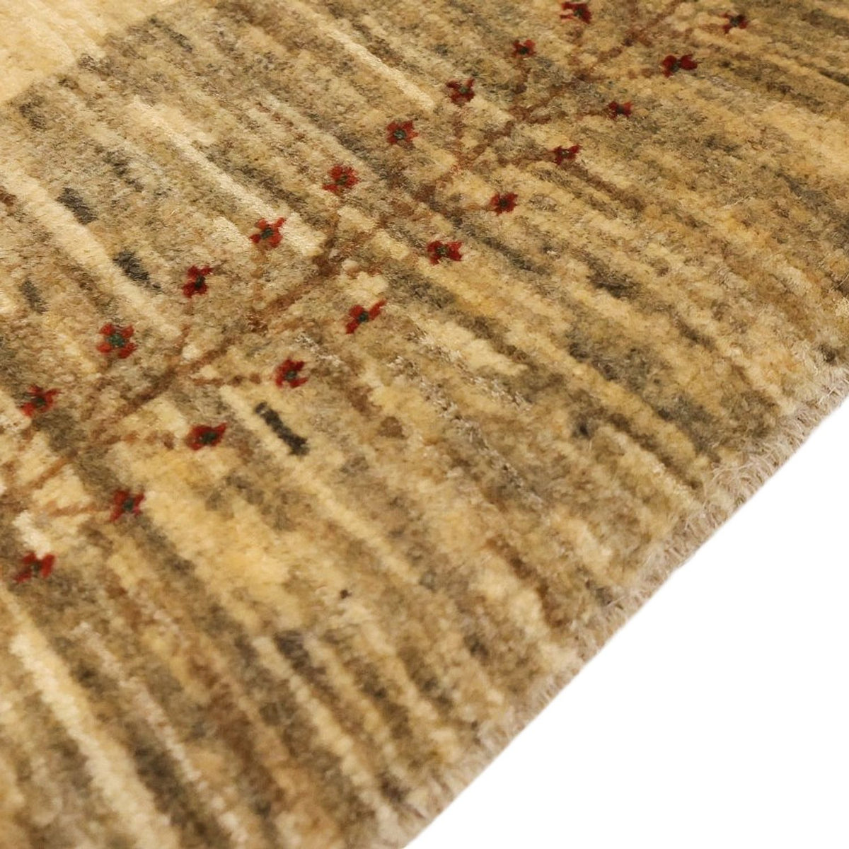 Gabbeh Tapijt - Kashkuli Perzisch - 174 x 115 cm - licht beige