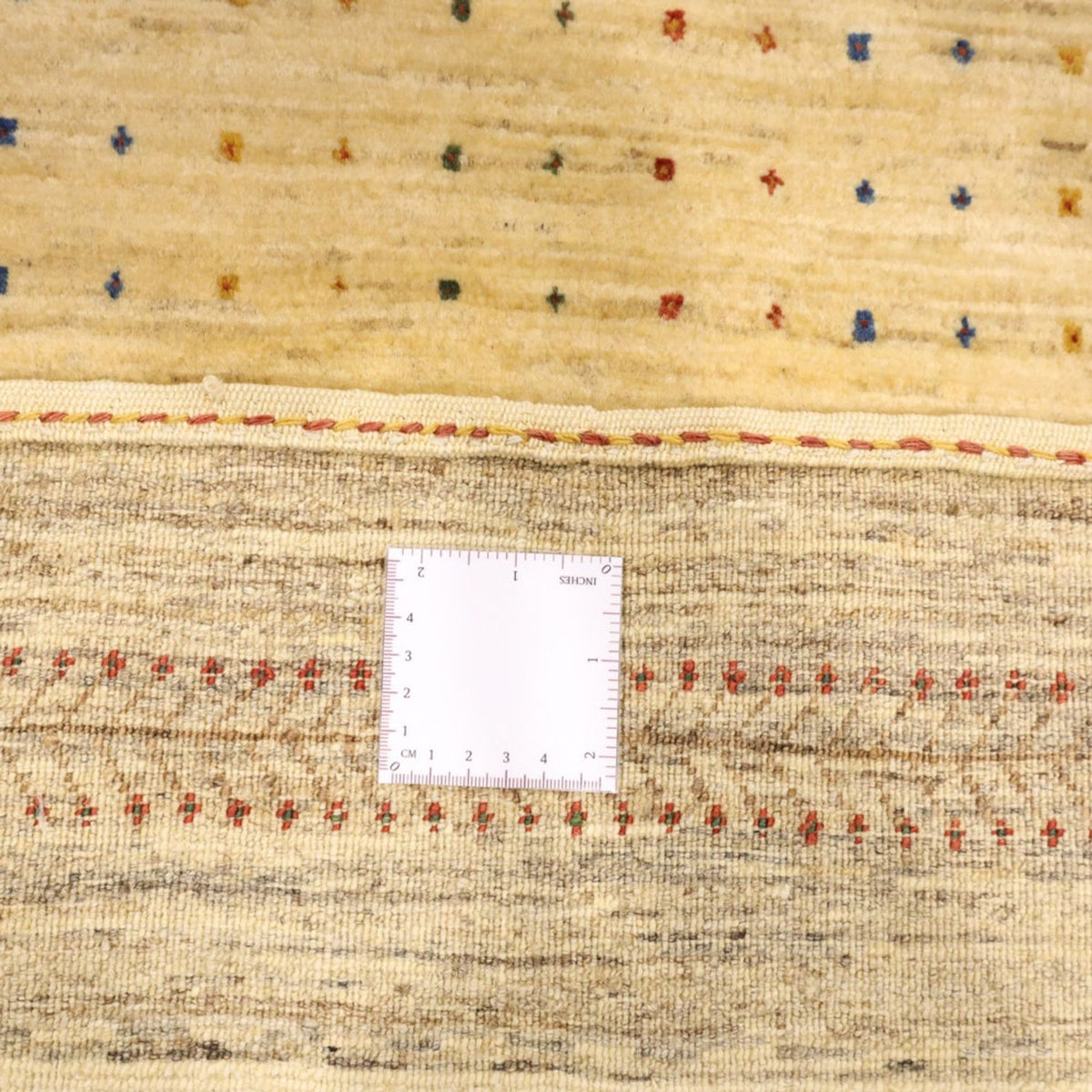 Gabbeh Tapijt - Kashkuli Perzisch - 174 x 115 cm - licht beige