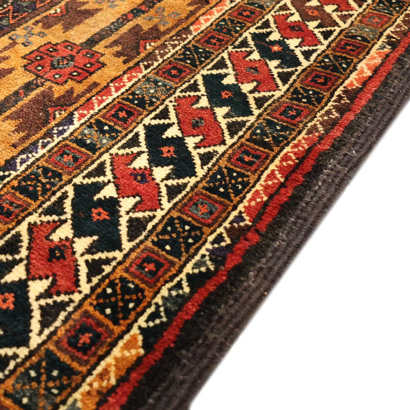 Loper Baluch tapijt - 230 x 120 cm - bruin