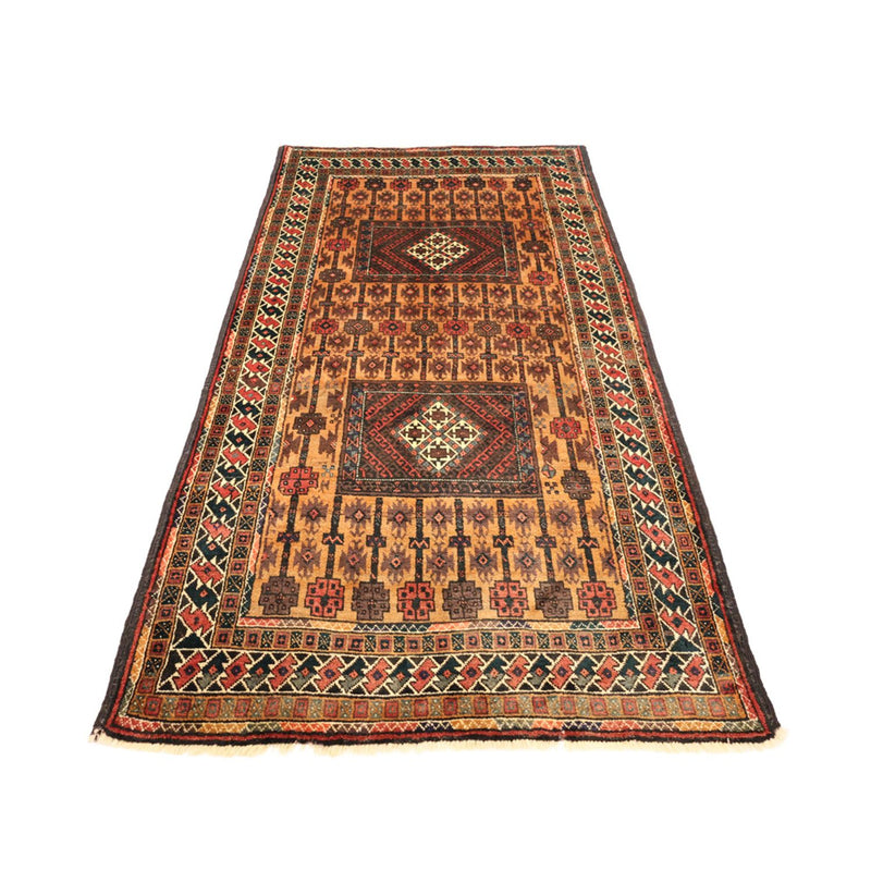 Loper Baluch tapijt - 230 x 120 cm - bruin
