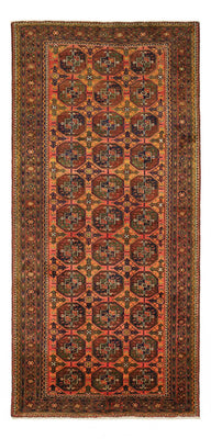 Loper Baluch tapijt - 254 x 117 cm - bruin