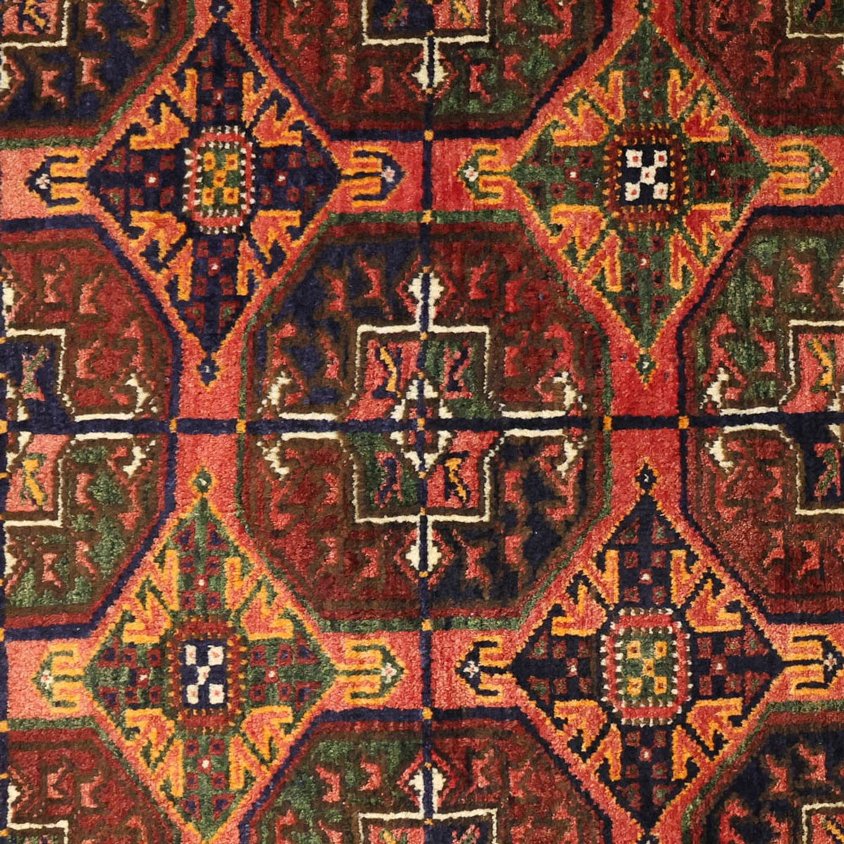 Loper Baluch tapijt - 254 x 117 cm - bruin