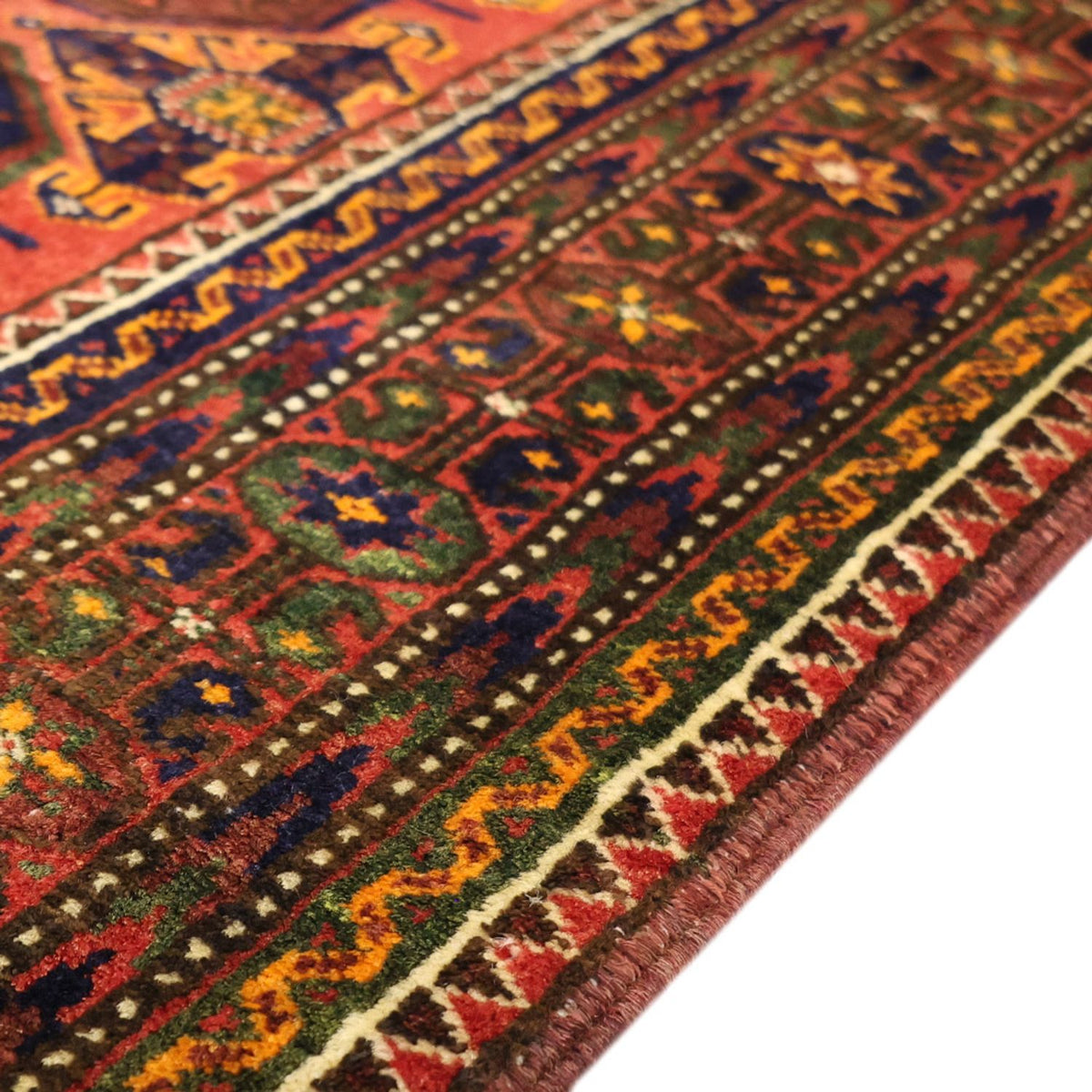 Loper Baluch tapijt - 254 x 117 cm - bruin
