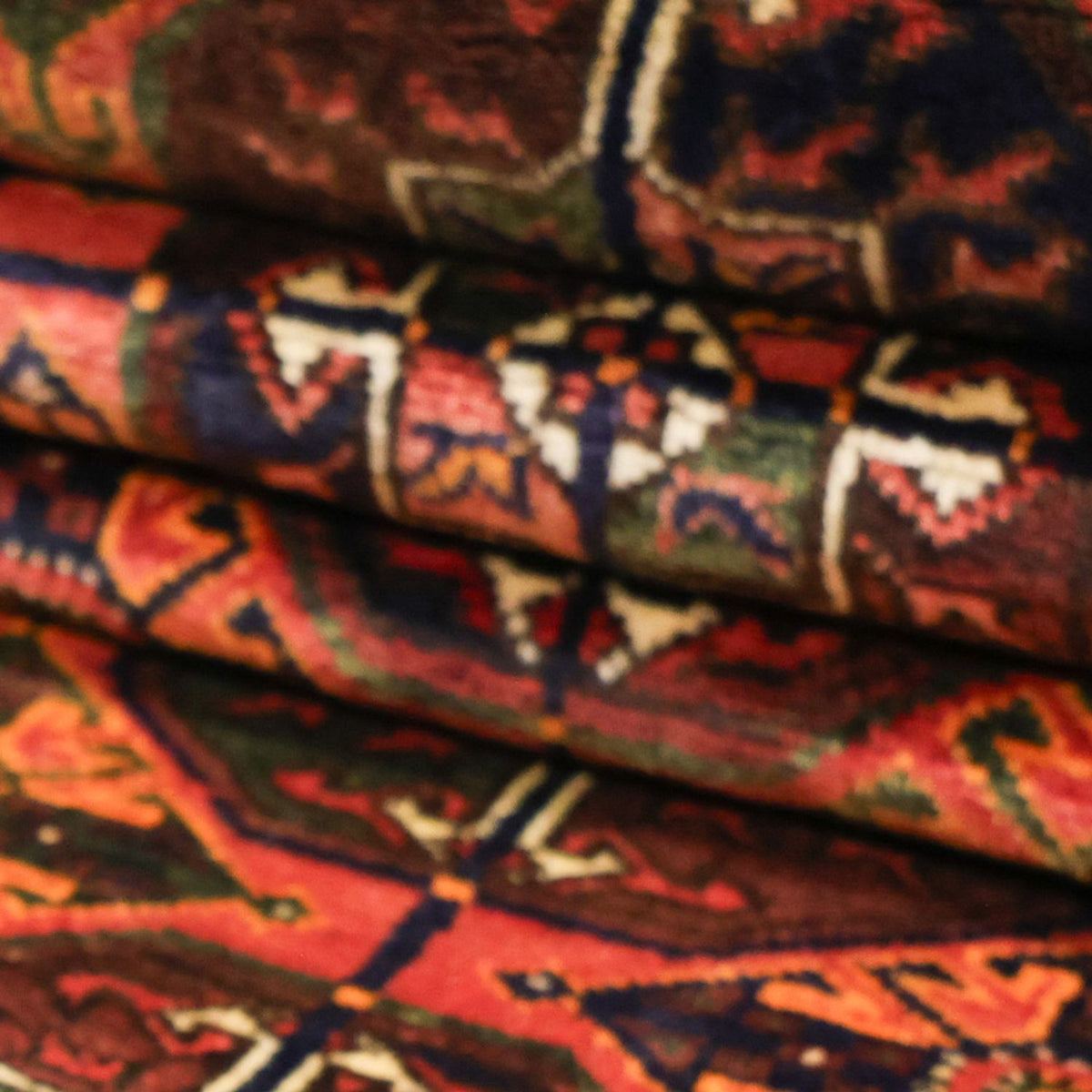 Loper Baluch tapijt - 254 x 117 cm - bruin