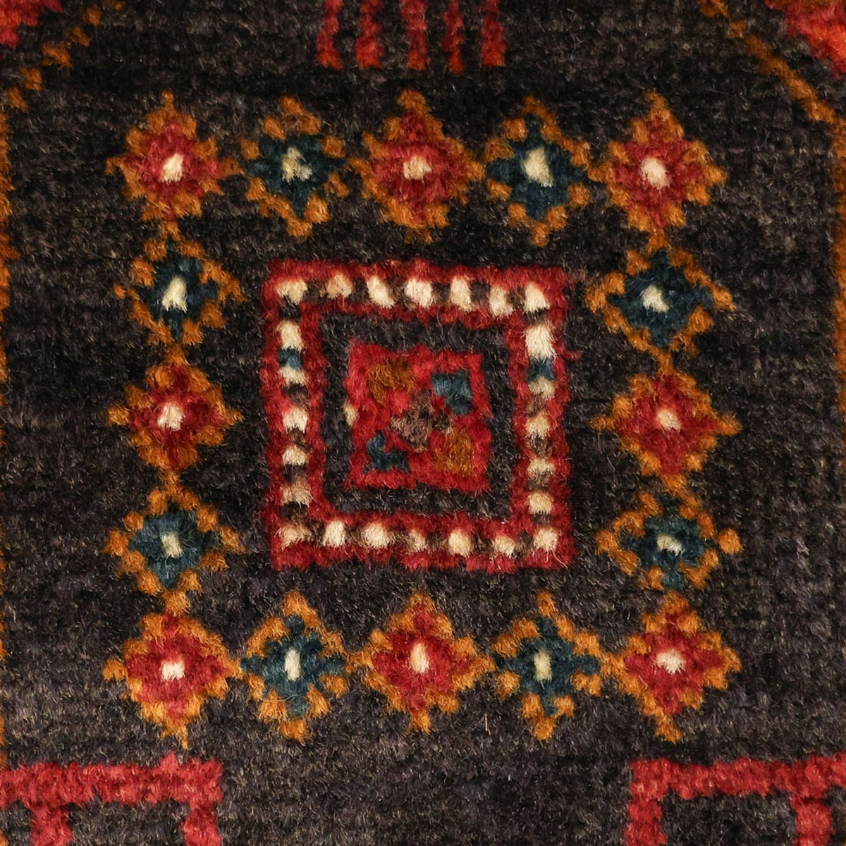 Loper Baluch tapijt - 292 x 103 cm - donkerrood