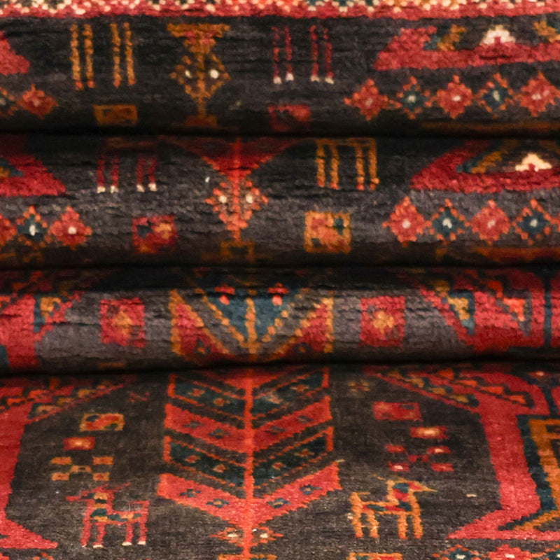 Loper Baluch tapijt - 292 x 103 cm - donkerrood