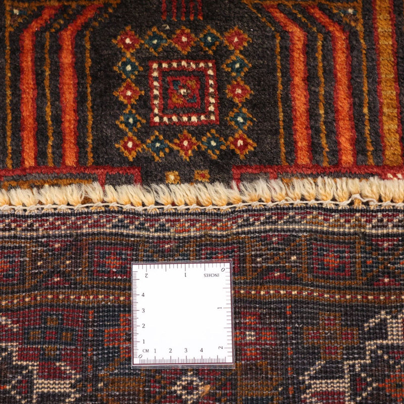 Loper Baluch tapijt - 292 x 103 cm - donkerrood