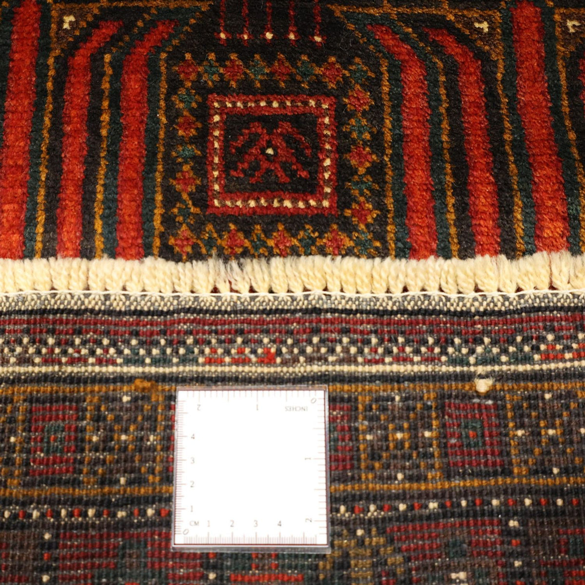 Loper Baluch tapijt - 297 x 107 cm - donkerrood