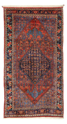 Perzisch tapijt - Bijar - 257 x 143 cm - donkerrood