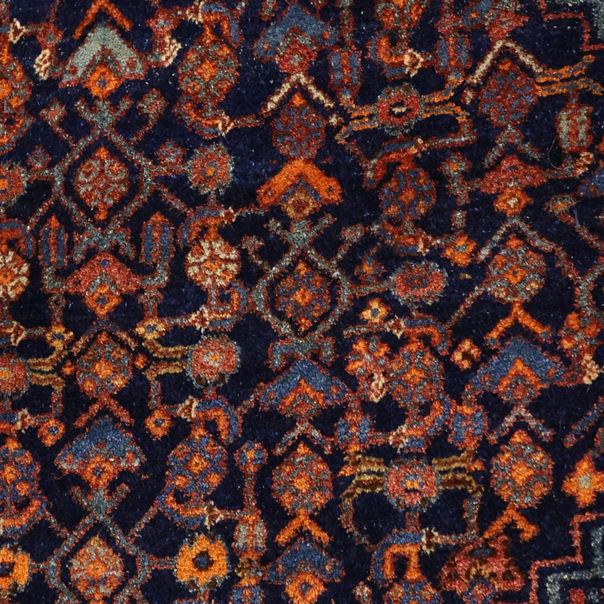 Perzisch tapijt - Bijar - 257 x 143 cm - donkerrood