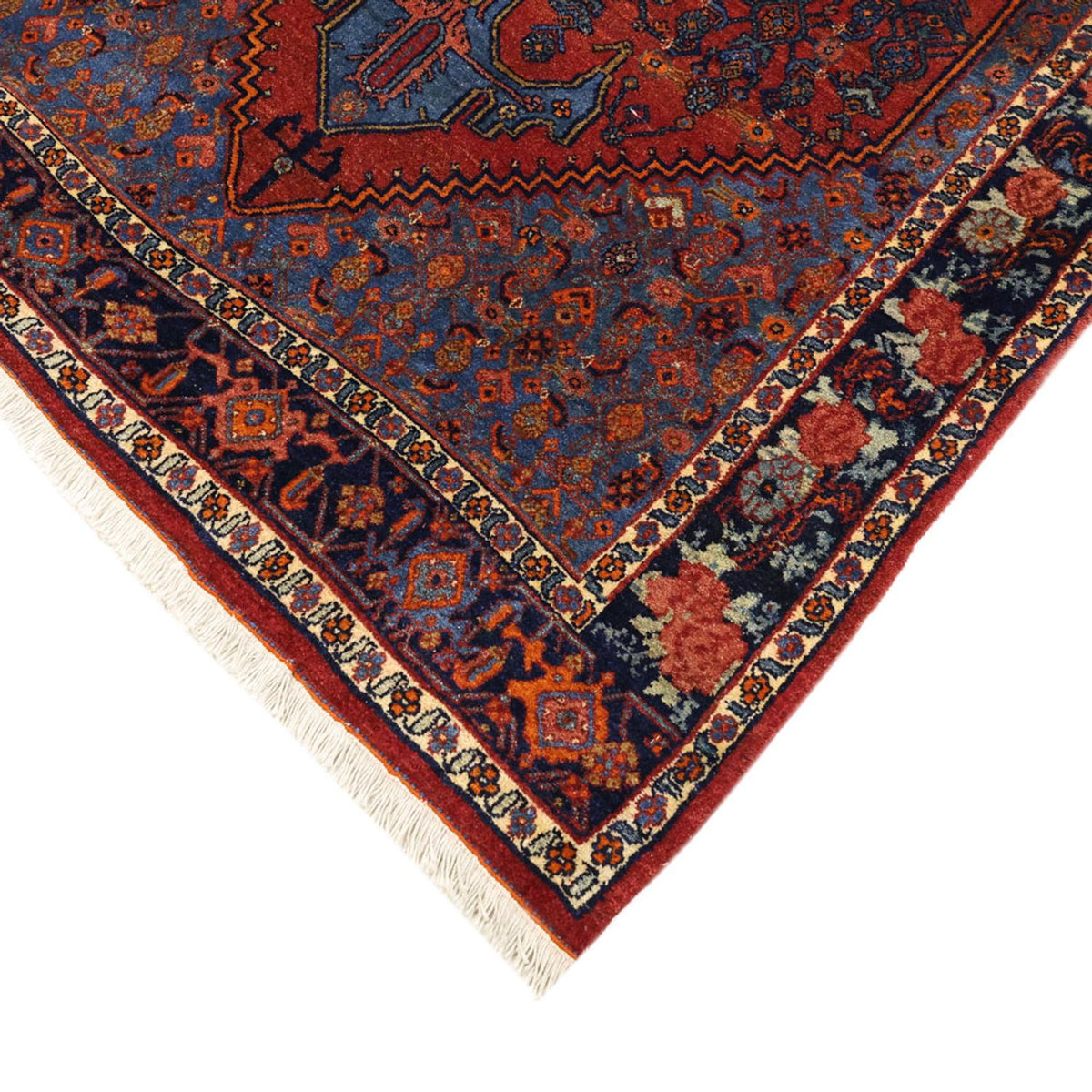 Perzisch tapijt - Bijar - 257 x 143 cm - donkerrood