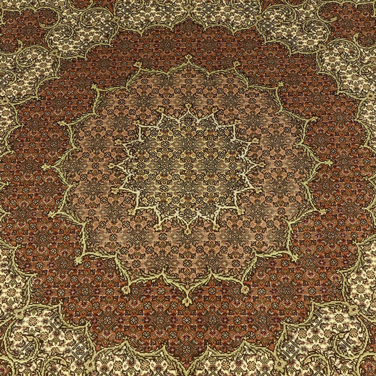 Perzisch tapijt - Tabriz - Royal - Koninklijke - 305 x 200 cm - zand