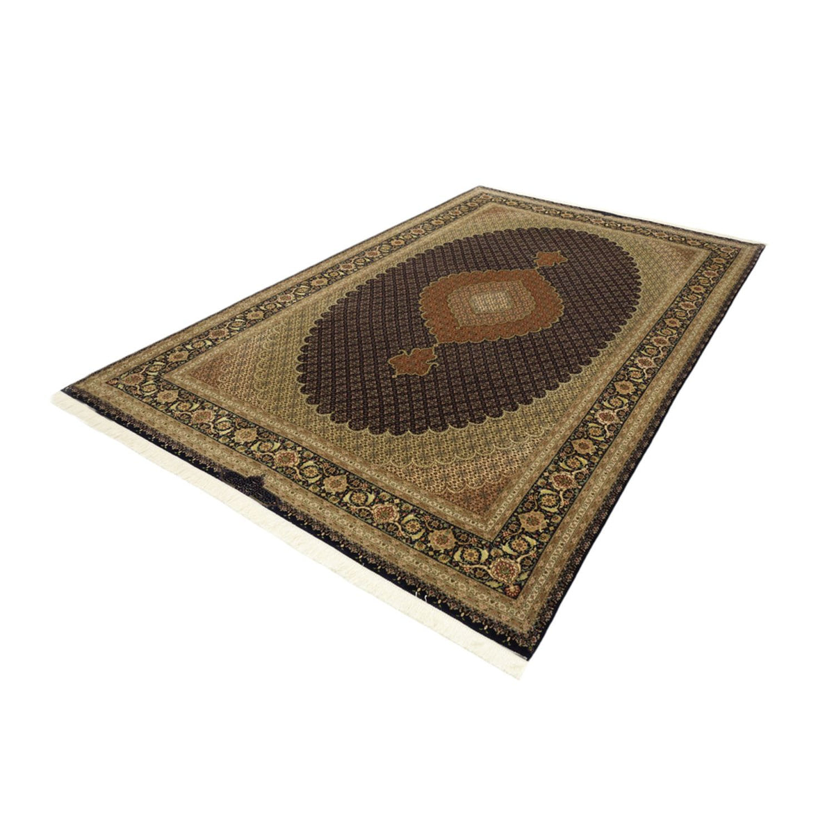 Perzisch tapijt - Tabriz - Royal - Koninklijke - 309 x 199 cm - donker beige