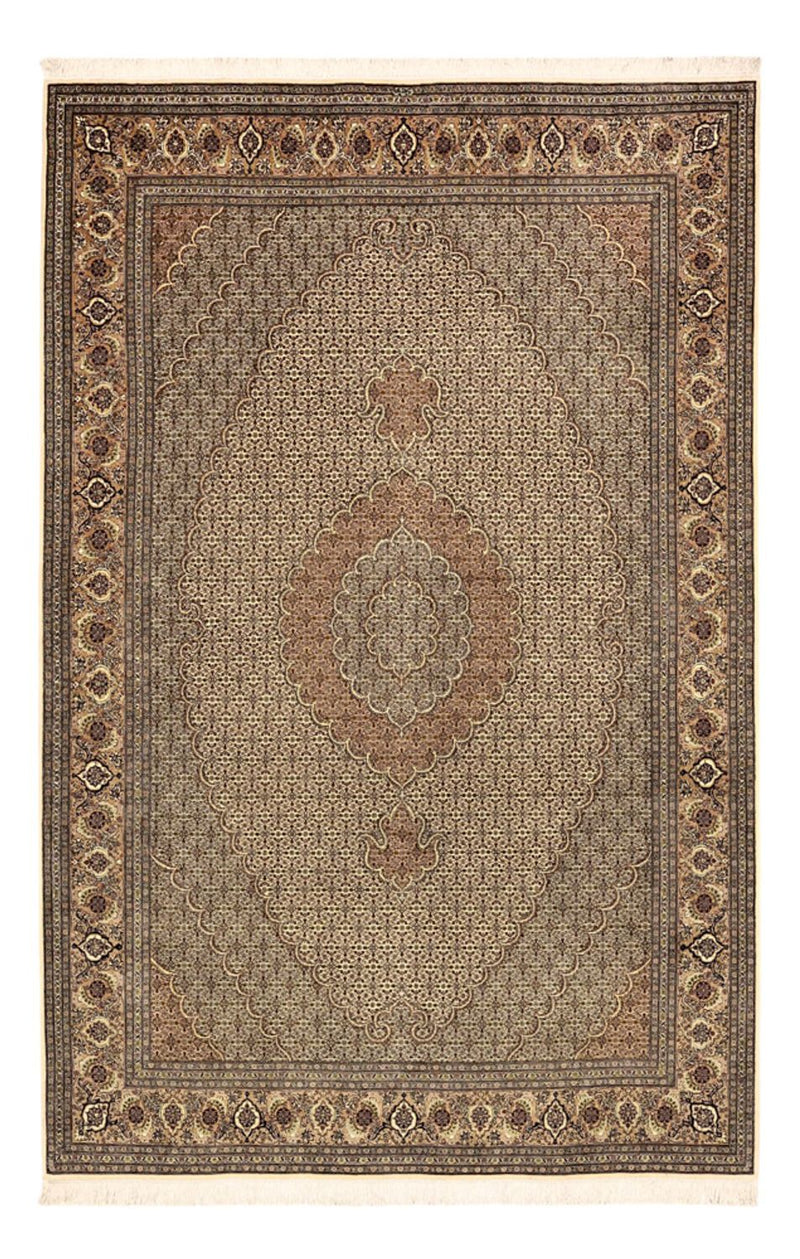 Perzisch tapijt - Tabriz - Royal - Koninklijke - 302 x 200 cm - donker beige