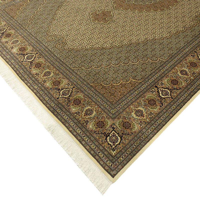Perzisch tapijt - Tabriz - Royal - Koninklijke - 302 x 200 cm - donker beige