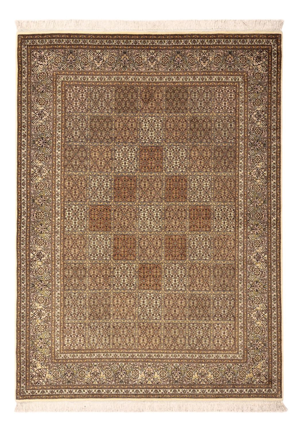 Perzisch tapijt - Tabriz - Royal - Koninklijke - 207 x 151 cm - donker beige