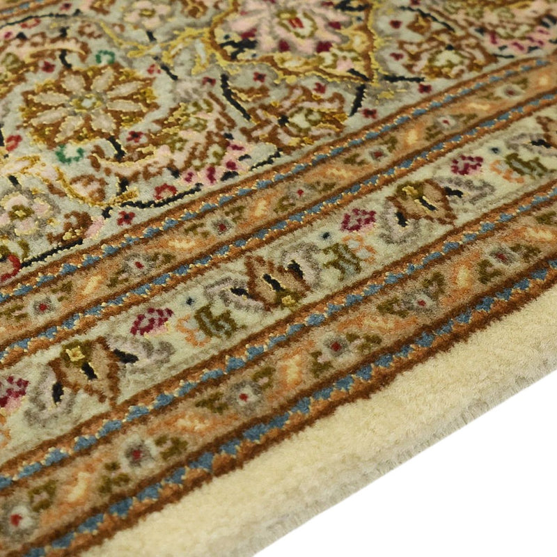 Perzisch tapijt - Tabriz - Royal - Koninklijke - 207 x 151 cm - donker beige