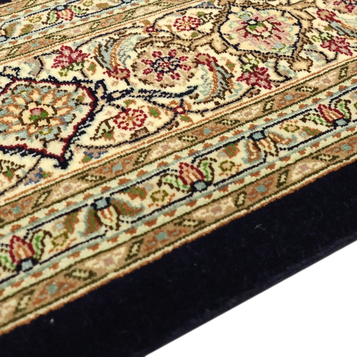 Perzisch tapijt - Tabriz - Royal - Koninklijke - 194 x 153 cm - donker beige