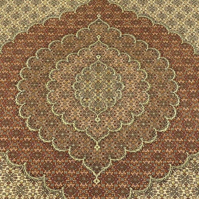Perzisch tapijt - Tabriz - Royal - Koninklijke - 351 x 250 cm - donker beige