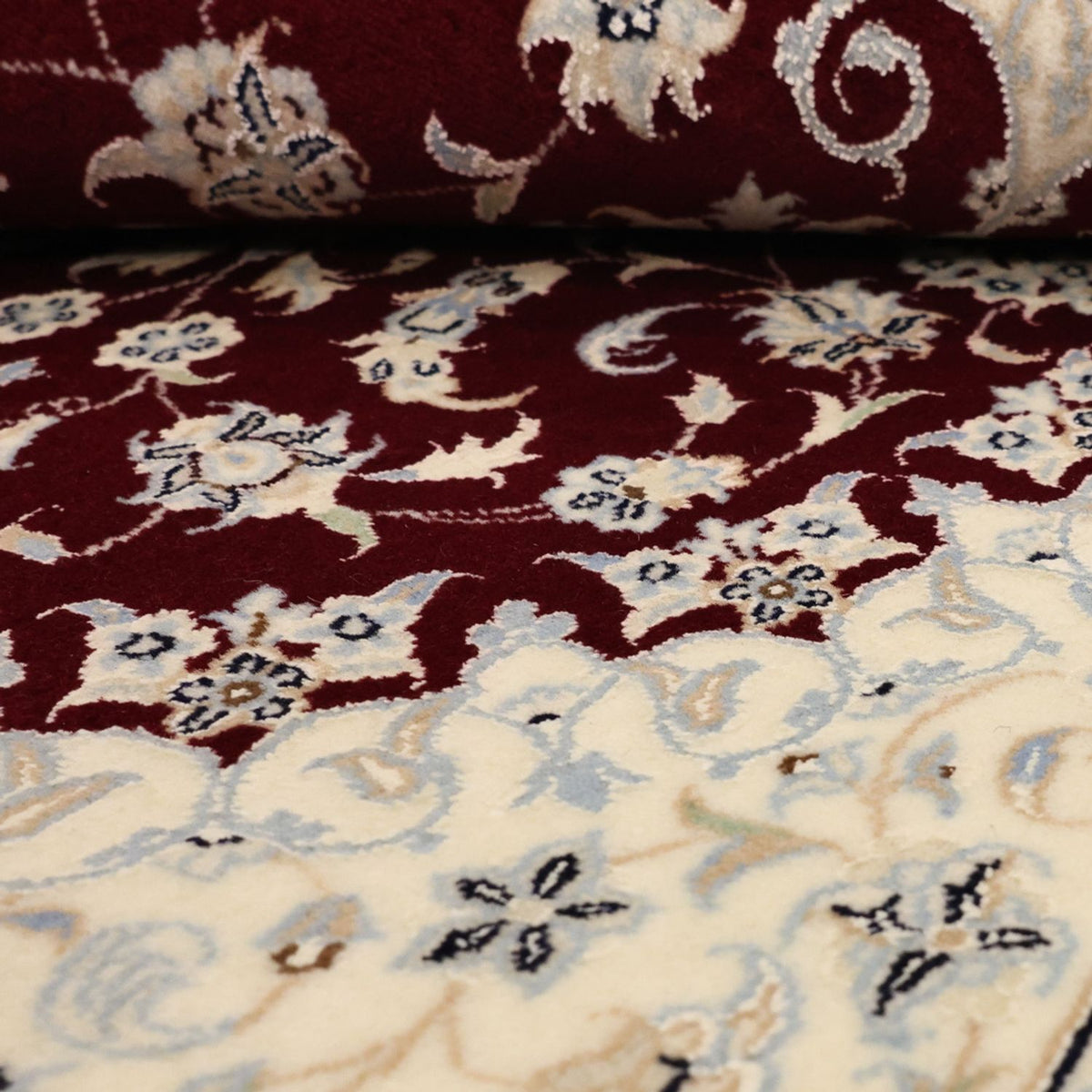 Perzisch tapijt - Nain - Koninklijk - Koninklijke - 152 x 100 cm - rood