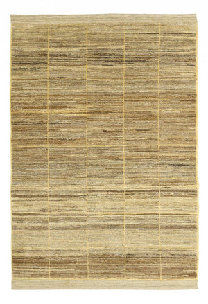 Gabbeh Tapijt - Loribaft Perzisch - 141 x 104 cm - beige