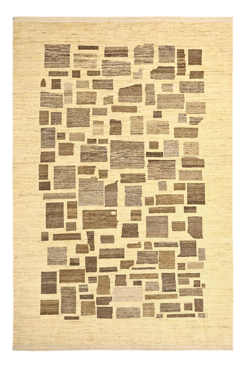 Gabbeh Tapijt - Loribaft Perzisch - 287 x 200 cm - licht beige