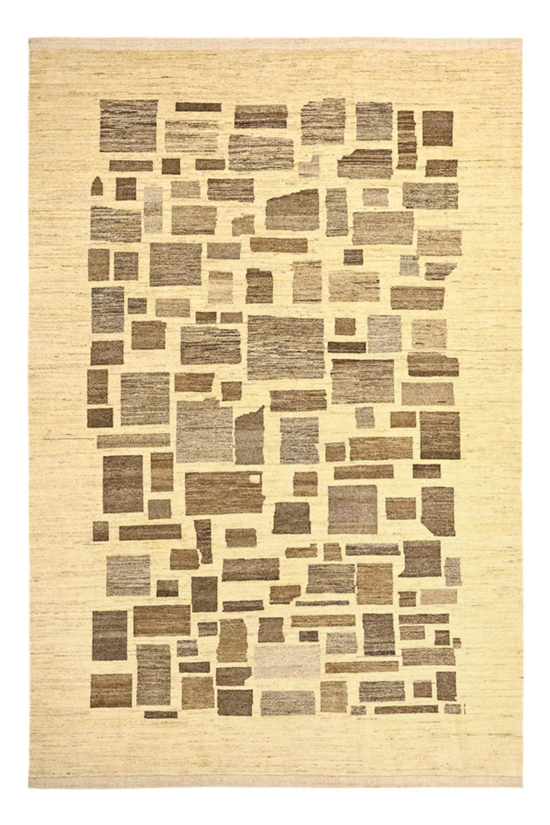 Gabbeh Tapijt - Loribaft Perzisch - 287 x 200 cm - licht beige