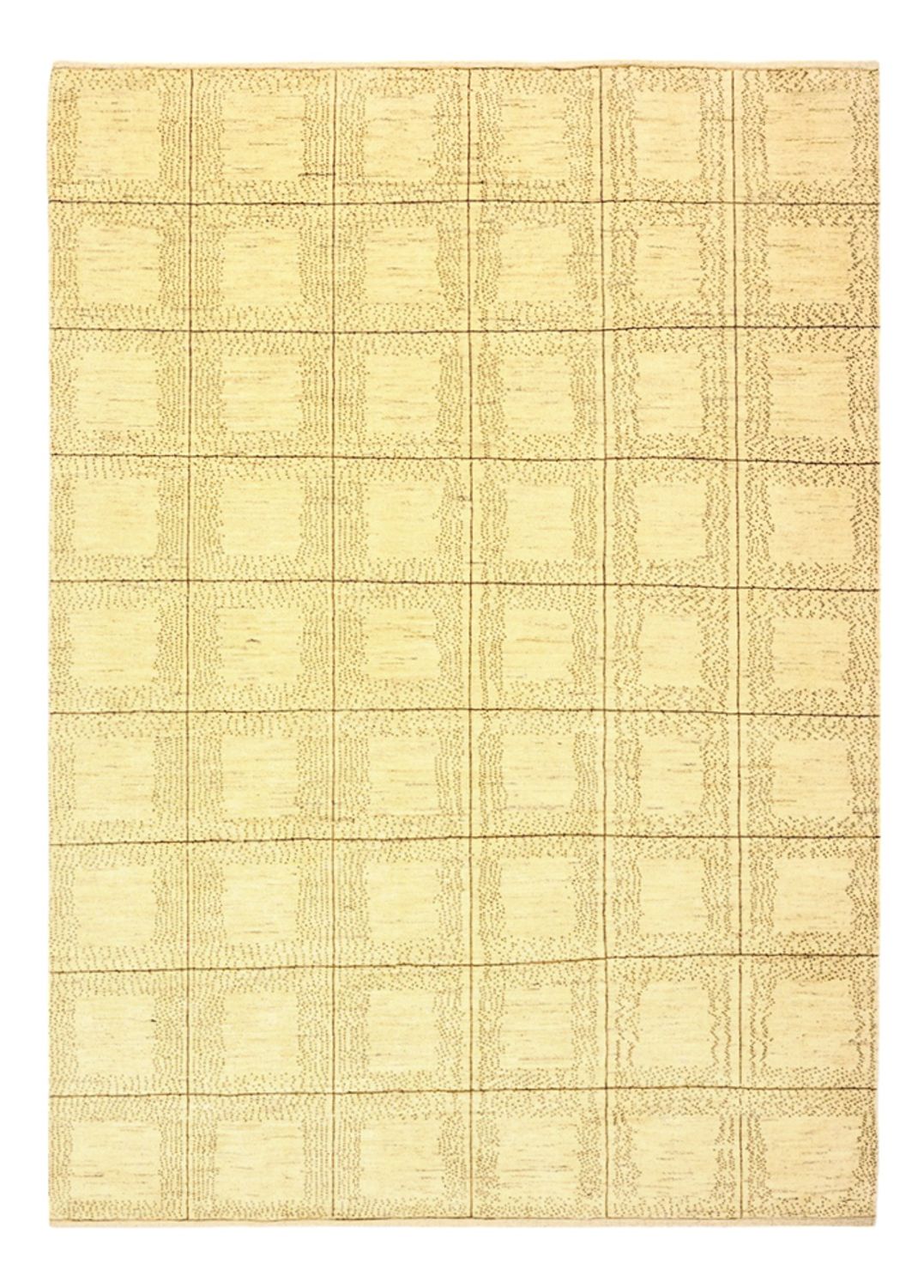 Gabbeh Tapijt - Loribaft Perzisch - 281 x 204 cm - licht beige