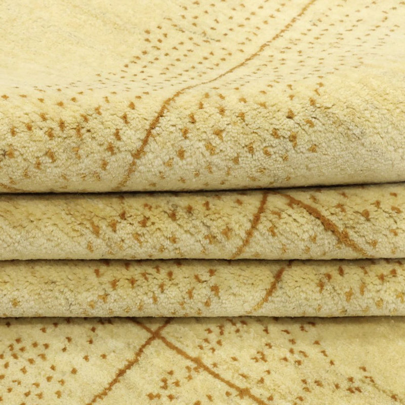 Gabbeh Tapijt - Loribaft Perzisch - 281 x 204 cm - licht beige
