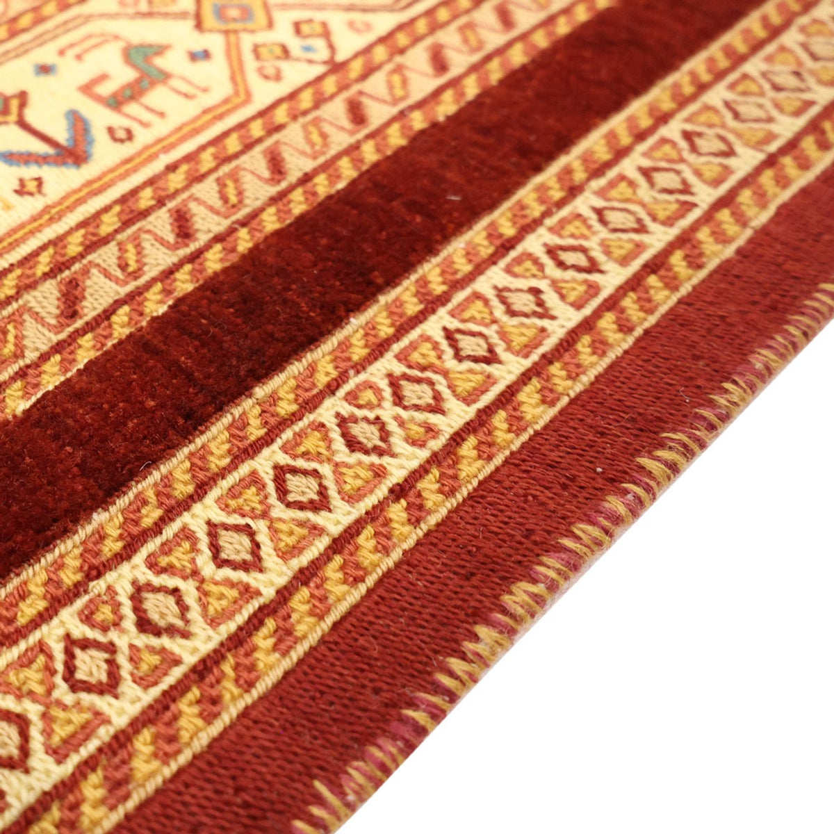 Kelim tapijt - Oosters - 155 x 111 cm - veelkleurig