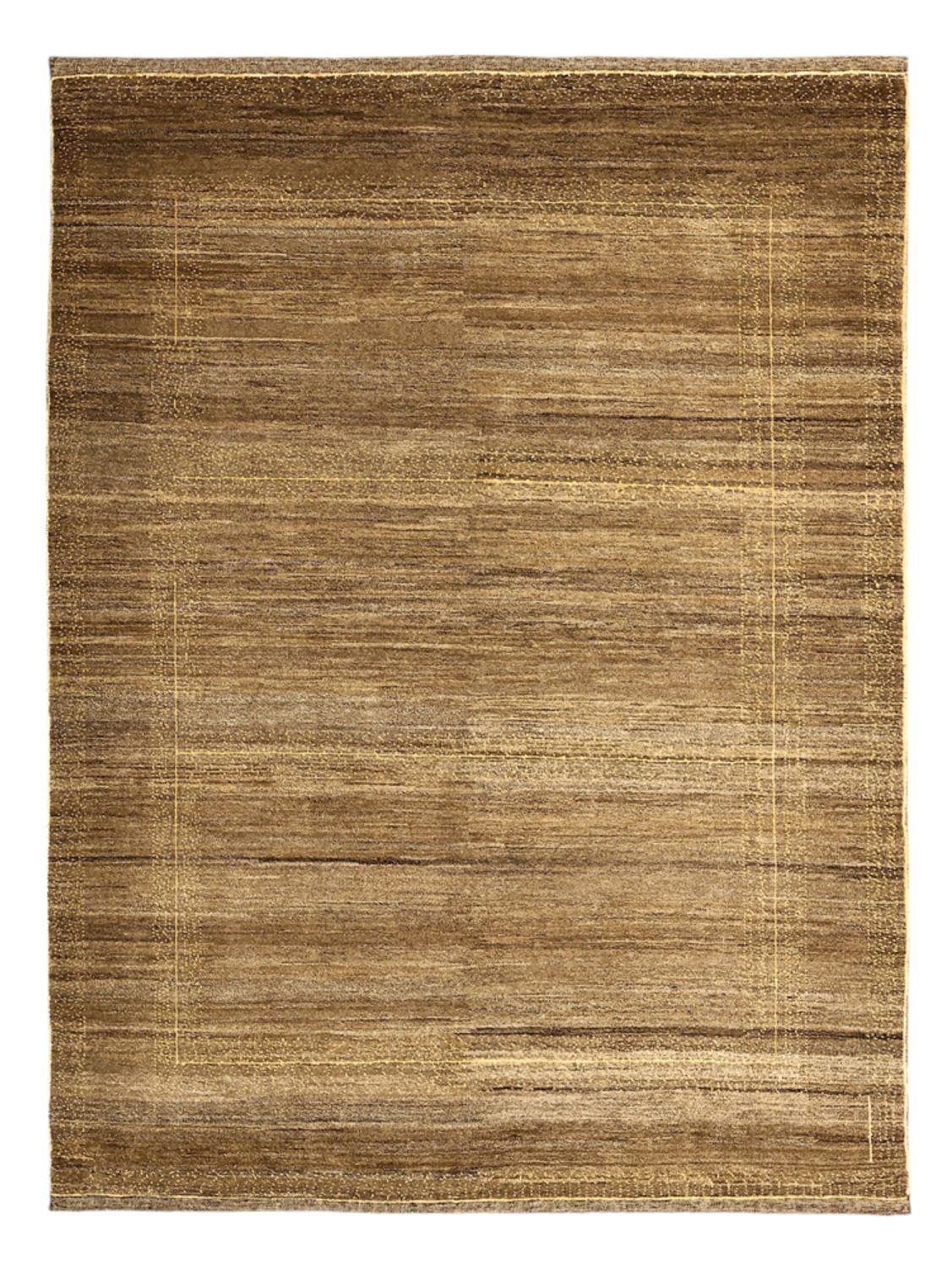 Gabbeh Tapijt - Loribaft Perzisch - 227 x 173 cm - donker beige